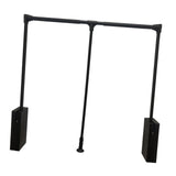 Maxbell Pull Down Closet Rod Easy to Install Adjustable Lift Wardrobe Rail