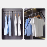 Maxbell Pull Down Closet Rod Easy to Install Adjustable Lift Wardrobe Rail