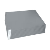 Maxbell 10Pcs Sticky Mat for Cleanroom Portable Walk Off Mat for Hotels Home Rentals gray