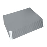 Maxbell 10Pcs Sticky Mat for Cleanroom Portable Walk Off Mat for Hotels Home Rentals gray