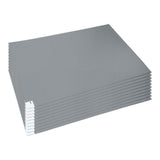 Maxbell 10Pcs Sticky Mat for Cleanroom Portable Walk Off Mat for Hotels Home Rentals gray