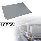Maxbell 10Pcs Sticky Mat for Cleanroom Portable Walk Off Mat for Hotels Home Rentals gray