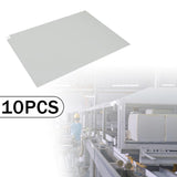 Maxbell 10Pcs Sticky Mat for Cleanroom Portable Walk Off Mat for Hotels Home Rentals clear