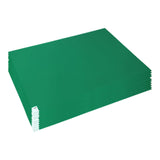 Maxbell 10Pcs Sticky Mat for Cleanroom Portable Walk Off Mat for Hotels Home Rentals green