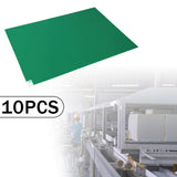 Maxbell 10Pcs Sticky Mat for Cleanroom Portable Walk Off Mat for Hotels Home Rentals green