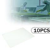 Maxbell 10Pcs Sticky Mat for Cleanroom Portable Walk Off Mat for Hotels Home Rentals white
