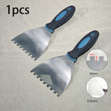 Maxbell Notch Trowel Tiling Tools Tiling Trowel for Decals Concrete Plaster Scraping