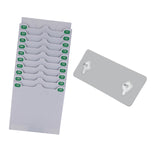 Maxbell Time Card Holder Attendance Payroll Employee Assignment in Out for Warehouse 20 Slots