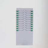 Maxbell Time Card Holder Attendance Payroll Employee Assignment in Out for Warehouse 20 Slots
