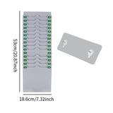 Maxbell Time Card Holder Attendance Payroll Employee Assignment in Out for Warehouse 30 Slots