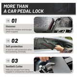 Maxbell Brake Pedal Lock for 5-15mm Brake Pedal Stem Security Protection with Keys