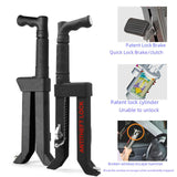 Maxbell Brake Pedal Lock for 5-15mm Brake Pedal Stem Security Protection with Keys