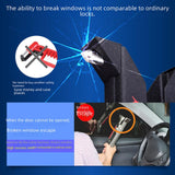 Maxbell Brake Pedal Lock for 5-15mm Brake Pedal Stem Security Protection with Keys