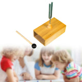 Maxbell Tuning Fork Metal Wood Speaker with Resonance Box for Primary School 512HZ Tuning Fork