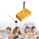 Maxbell Tuning Fork Metal Wood Speaker with Resonance Box for Primary School 512HZ Tuning Fork