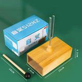 Maxbell Tuning Fork Metal Wood Speaker with Resonance Box for Primary School 512HZ Tuning Fork