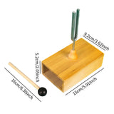 Maxbell Tuning Fork Metal Wood Speaker with Resonance Box for Primary School 512HZ Tuning Fork