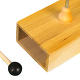 Maxbell Tuning Fork Metal Wood Speaker with Resonance Box for Primary School 512HZ Tuning Fork