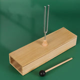 Maxbell Tuning Fork Metal Wood Speaker with Resonance Box for Primary School 256HZ Tuning Fork