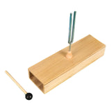 Maxbell Tuning Fork Metal Wood Speaker with Resonance Box for Primary School 256HZ Tuning Fork