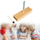 Maxbell Tuning Fork Metal Wood Speaker with Resonance Box for Primary School 256HZ Tuning Fork