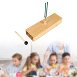 Maxbell Tuning Fork Metal Wood Speaker with Resonance Box for Primary School 256HZ Tuning Fork