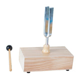 Maxbell Tuning Fork Metal Wood Speaker with Resonance Box for Primary School 440HZ Virbration
