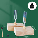 Maxbell Tuning Fork Metal Wood Speaker with Resonance Box for Primary School 440HZ Virbration