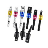 Maxbell 9Pcs Impact Grade Socket Adapter Extension Set Steel for Industry Tools Gift