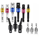 Maxbell 9Pcs Impact Grade Socket Adapter Extension Set Steel for Industry Tools Gift