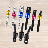 Maxbell 9Pcs Impact Grade Socket Adapter Extension Set Steel for Industry Tools Gift