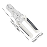 Maxbell 5 in 1 Wire Stripper Cable Cutter Anti Slip Rubber Handle Sturdy 7.2x2.1inch