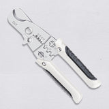 Maxbell 5 in 1 Wire Stripper Cable Cutter Anti Slip Rubber Handle Sturdy 7.2x2.1inch