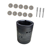 Maxbell Electrode Sharpener Grinder Portable with Grinding Wheels Wire Grinding Head