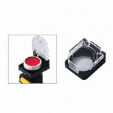 Maxbell Push Button Cover Guard Multifunctional Waterproof Emergency Stop Button Cap With Spring