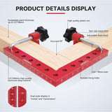 Maxbell 4Pcs Corner Clamps Sturdy 90 Degree Clamps for DIY Clamping Boxes, Furniture