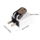 Maxbell 2 Pin Plug Connector Sturdy Wear Resistance Easy to Pull Out Electrical Plug