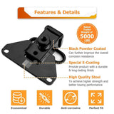 Maxbell 2" Rear Trailer Hitch Hardware Kit Anti Rust Trailer Couplings for Tow Hooks