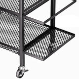 Maxbell Exercising Mat Storage Rack 3 Tier Home Gym Storage for Resistance Bands Dumbbells