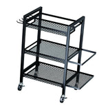 Maxbell Exercising Mat Storage Rack 3 Tier Home Gym Storage for Resistance Bands Dumbbells
