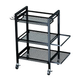 Maxbell Exercising Mat Storage Rack 3 Tier Home Gym Storage for Resistance Bands Dumbbells