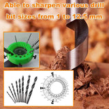 Maxbell Blade Angle Grinder Accessory Home for 1 to 12.5 mm Bits Drill Bit Sharpener