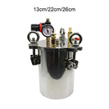 Maxbell Glue Dispenser Pressure Tank Easy Assembly Stainless Steel for Paints Glues 0.5L
