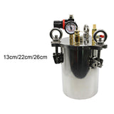 Maxbell Glue Dispenser Pressure Tank Easy Assembly Stainless Steel for Paints Glues 0.5L