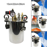 Maxbell Glue Dispenser Pressure Tank Easy Assembly Stainless Steel for Paints Glues 0.5L