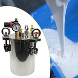 Maxbell Glue Dispenser Pressure Tank Easy Assembly Stainless Steel for Paints Glues 0.5L