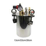 Maxbell Glue Dispenser Pressure Tank Easy Assembly Stainless Steel for Paints Glues 0.5L