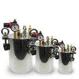 Maxbell Glue Dispenser Pressure Tank Easy Assembly Stainless Steel for Paints Glues 1L
