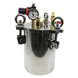 Maxbell Glue Dispenser Pressure Tank Easy Assembly Stainless Steel for Paints Glues 1L
