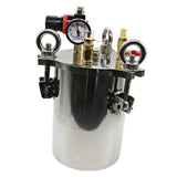 Maxbell Glue Dispenser Pressure Tank Easy Assembly Stainless Steel for Paints Glues 2L